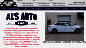 What Alsautopa.com website looked like in 2020 (3 years ago)