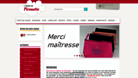 What Atelier-de-pirouette.fr website looked like in 2020 (4 years ago)