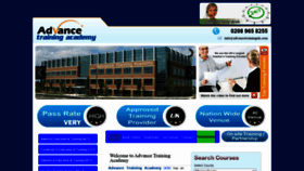 What Advancetraininguk.com website looked like in 2020 (3 years ago)
