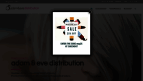 What Adamandevedistribution.co.uk website looked like in 2020 (5 years ago)