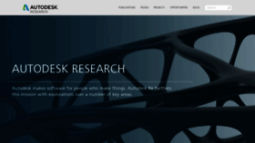 What Autodeskresearch.com website looked like in 2020 (3 years ago)