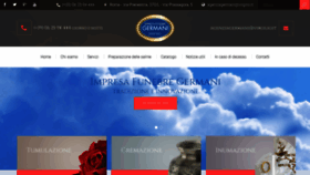 What Agenziafunebregermani.it website looked like in 2020 (3 years ago)