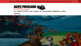 What Agenteprovocador.es website looked like in 2020 (4 years ago)
