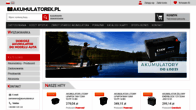 What Akumulatorek.pl website looked like in 2020 (4 years ago)