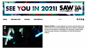 What Artweek.sg website looked like in 2020 (3 years ago)