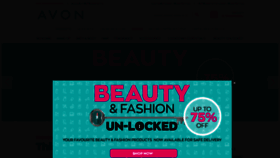 What Avon.co.za website looked like in 2020 (5 years ago)