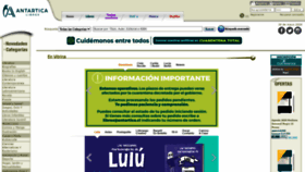 What Antartica.cl website looked like in 2020 (3 years ago)