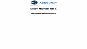 What Asegurat.net website looked like in 2020 (3 years ago)