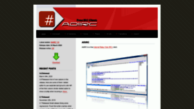 What Adiirc.com website looked like in 2020 (3 years ago)