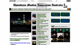 What Ahmadiyya.org.au website looked like in 2020 (3 years ago)