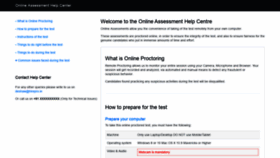 What Assessmenthelp.hirepro.in website looked like in 2020 (3 years ago)