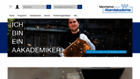 What Abendakademie-mannheim.de website looked like in 2020 (3 years ago)