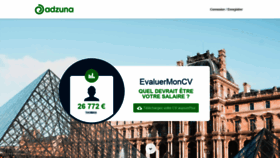 What Adzuna.fr website looked like in 2020 (5 years ago)