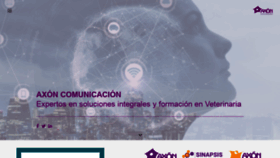 What Axoncomunicacion.net website looked like in 2020 (3 years ago)