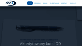 What Akredytowany-kurs-iod.pl website looked like in 2020 (4 years ago)