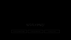 What Aristocrazy.com website looked like in 2020 (3 years ago)