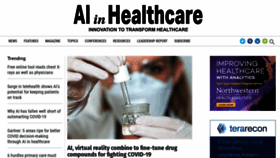 What Aiin.healthcare website looked like in 2020 (3 years ago)