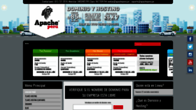 What Apacheperu.com website looked like in 2020 (5 years ago)