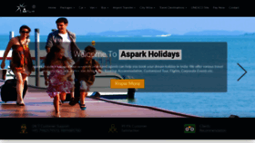 What Asparkholidays.com website looked like in 2020 (3 years ago)