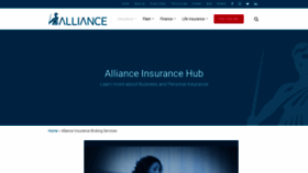 What Allianceinsurance.com.au website looked like in 2020 (3 years ago)