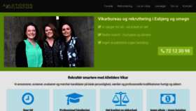 What Alletidersvikar.dk website looked like in 2020 (3 years ago)