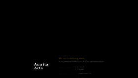 What Amritaarts.com website looked like in 2020 (3 years ago)