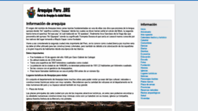 What Arequipaperu.org website looked like in 2020 (3 years ago)