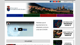 What Aytosanlorenzo.es website looked like in 2020 (3 years ago)