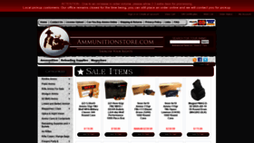 What Ammunitionstore.com website looked like in 2020 (3 years ago)