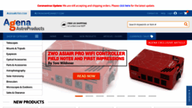 What Agenaastro.com website looked like in 2020 (5 years ago)