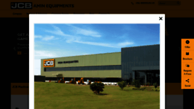 What Aminequipments.jcbindia.co.in website looked like in 2020 (3 years ago)