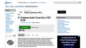 What Antares-auto-tune-evo-vst.updatestar.com website looked like in 2020 (3 years ago)