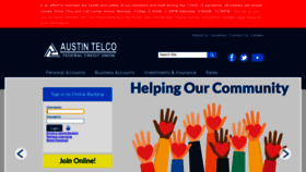 What Atfcu.org website looked like in 2020 (3 years ago)