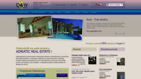 What Adriaticrealestate.net website looked like in 2020 (3 years ago)