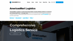 What Americasmartlogistics.com website looked like in 2020 (3 years ago)