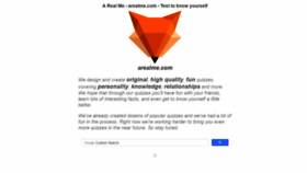 What Arealme.com website looked like in 2020 (5 years ago)