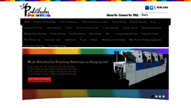 What Alibabaprinting.sg website looked like in 2020 (3 years ago)