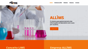 What Allims.com.br website looked like in 2020 (3 years ago)
