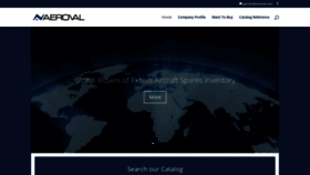 What Aeroval.com website looked like in 2020 (3 years ago)