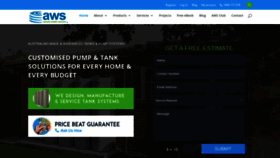 What Aussiewatersavers.com.au website looked like in 2020 (3 years ago)