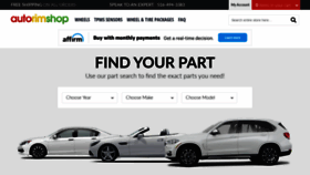 What Autorimshop.com website looked like in 2020 (3 years ago)