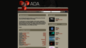 What Ada.untergrund.net website looked like in 2020 (3 years ago)
