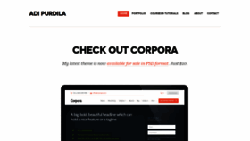 What Adipurdila.com website looked like in 2020 (3 years ago)