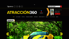 What Atraccion360.com website looked like in 2020 (3 years ago)