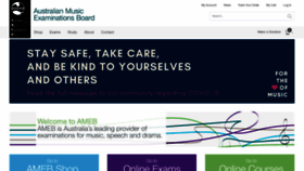 What Ameb.edu.au website looked like in 2020 (3 years ago)