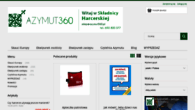 What Azymut360.pl website looked like in 2020 (3 years ago)