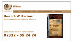 What Arztpraxis-borchert.de website looked like in 2020 (3 years ago)
