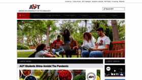 What Aut.edu website looked like in 2020 (3 years ago)