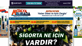 What Antalyaburada.com website looked like in 2020 (3 years ago)