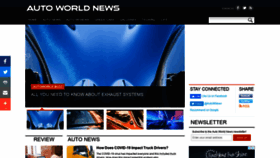 What Autoworldnews.com website looked like in 2020 (3 years ago)